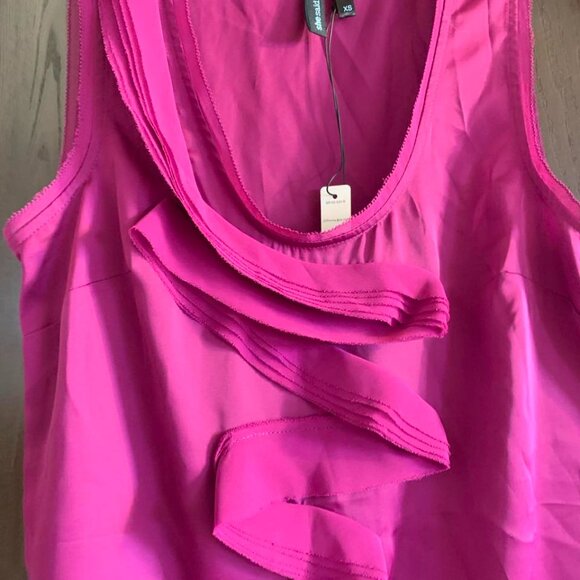 NWT She Said Magenta Purple Blouse Size XS - Picture 3 of 10